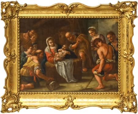 Veneta Scuola — Adorazione dei pastori